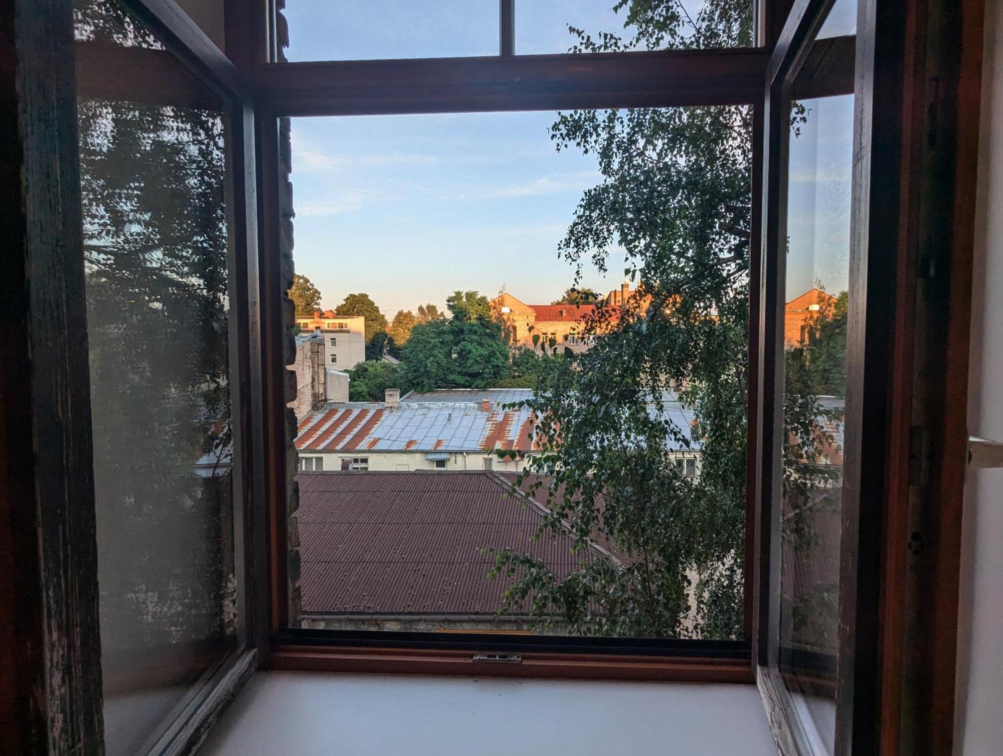 Midcentury Modern, Quiet, 40M Studio With Bath Riga Exterior foto